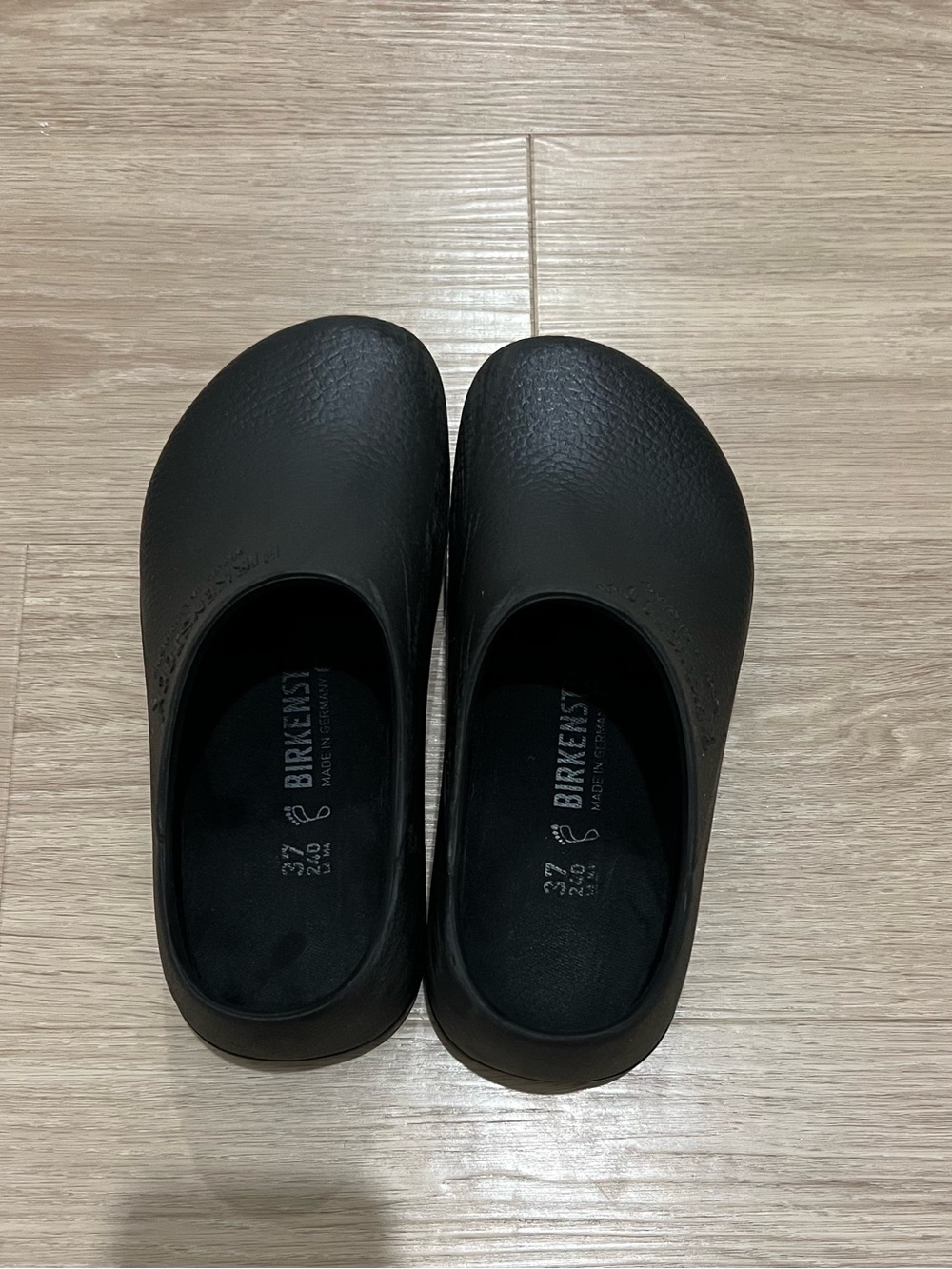 Birkenstock Black Slip-On EVA Clogs